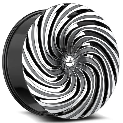 Azara AZA-535 Black Machined wheel