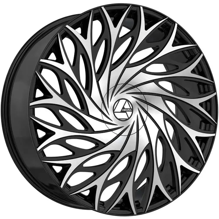 Azara AZA-525 Black Machined wheel