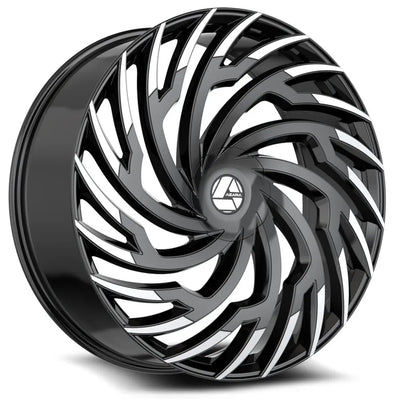 Azara AZA-536 Black Machined wheel