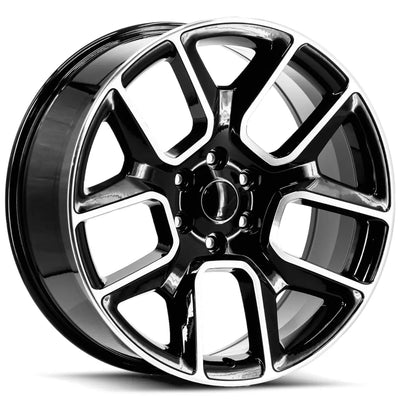 OE Revolution C-16 Black Machined wheel