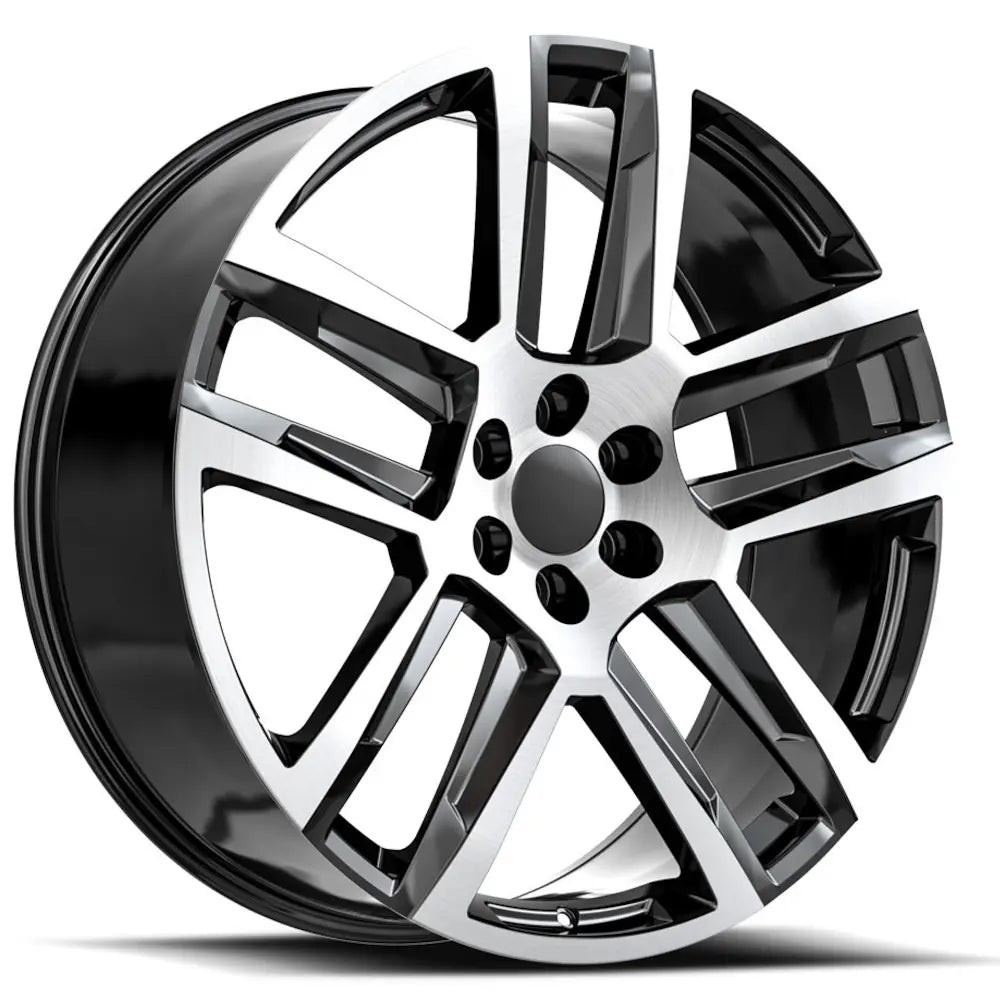OE Revolution C-32 Black Machined wheel