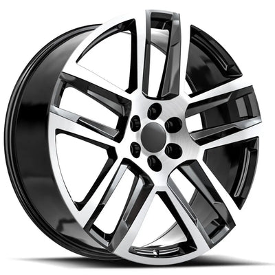 OE Revolution C-32 Black Machined wheel