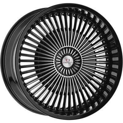 Cavallo CLV-41 Black Machined wheel