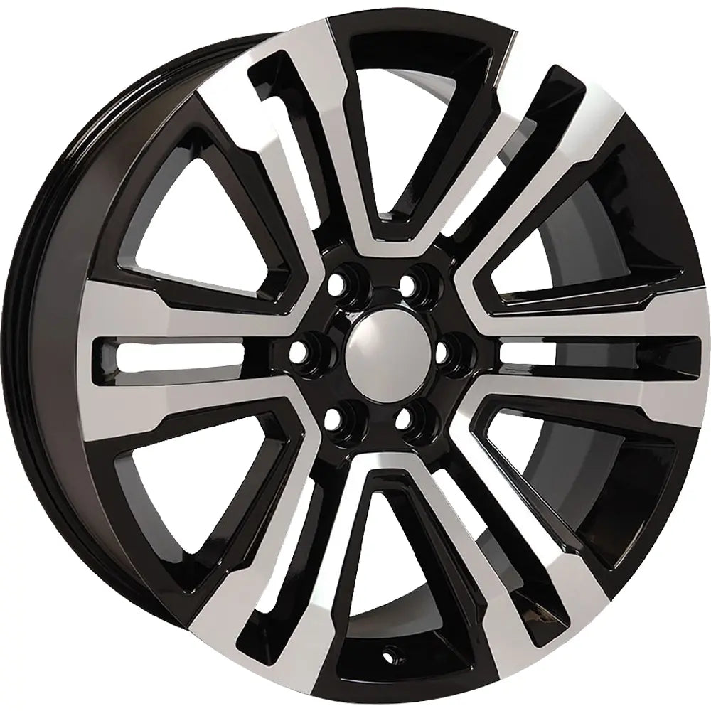 OE Revolution G-10 Black Machined wheel