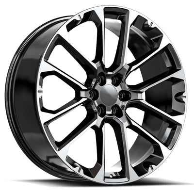 OE Revolution G-40 Black Machined wheel