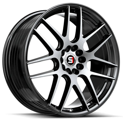 Spec-1 SP-65 Black Machined wheel