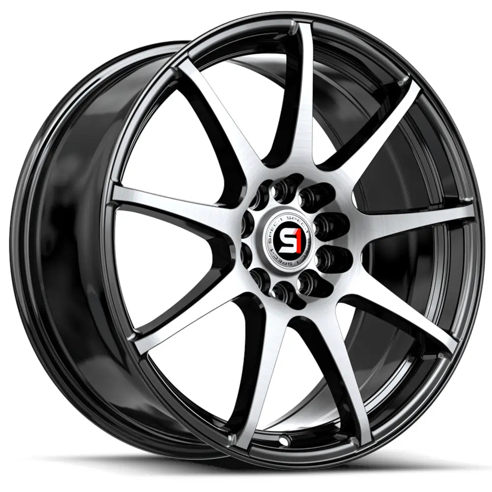 Spec-1 SP-67 Black Machined wheel