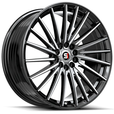 Spec-1 SP-68 Black Machined wheel