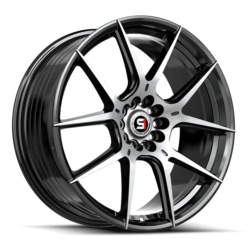 Spec-1 SP-71 Black Machined wheel
