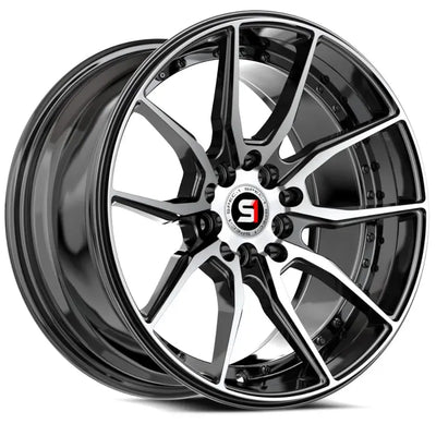 Spec-1 SP-77 Black Machined wheel