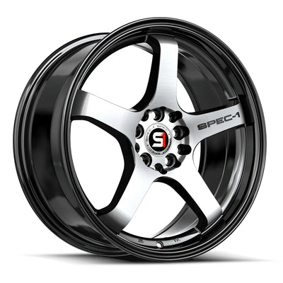 Spec-1 SPT-31 Black Machined wheel