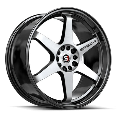 Spec-1 SPT-33 Black Machined wheel