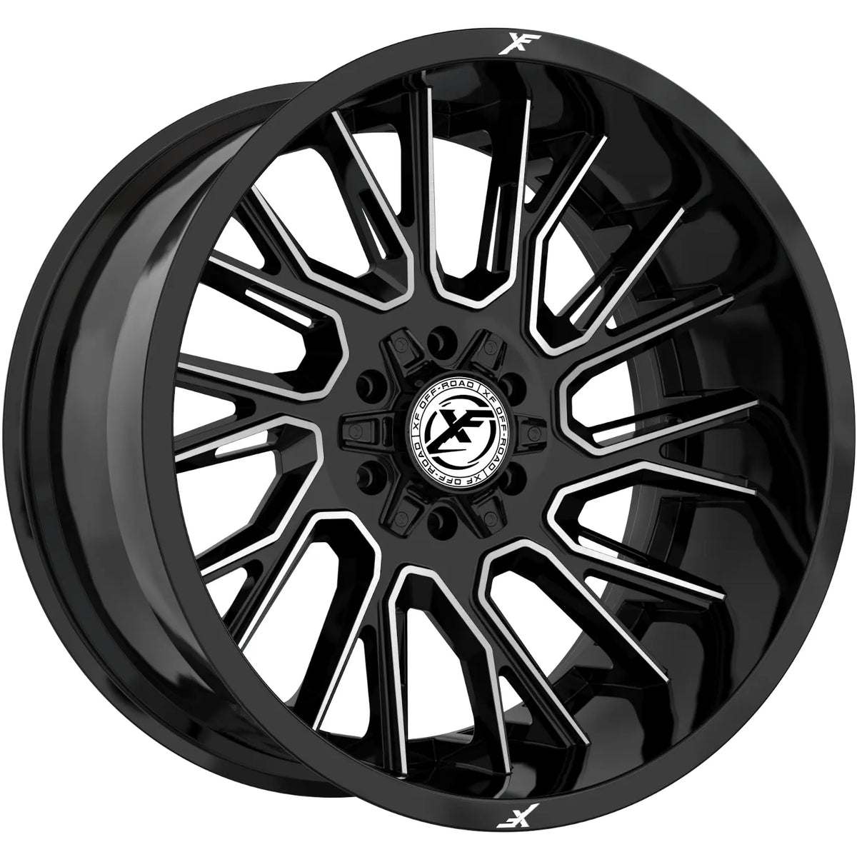 XF Off-Road XF-230 Black Machined wheel