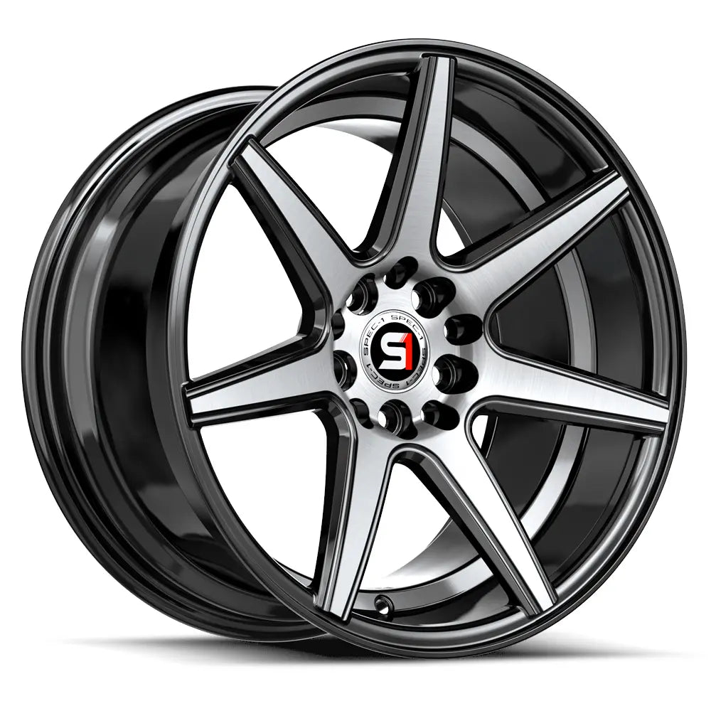 Spec-1 SP-73 Black Machined wheel