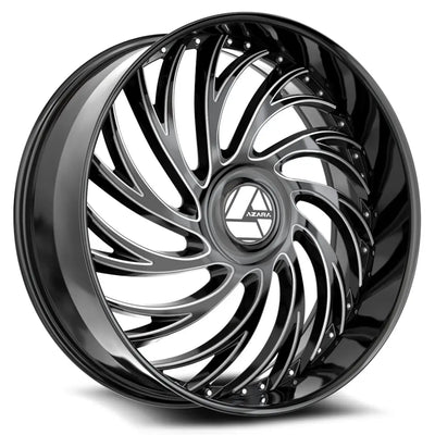 Azara AZX-101 Black/Milled wheel