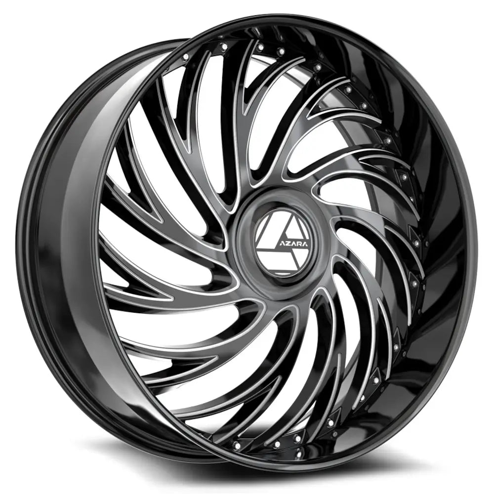 Azara AZX-101 Black/Milled wheel
