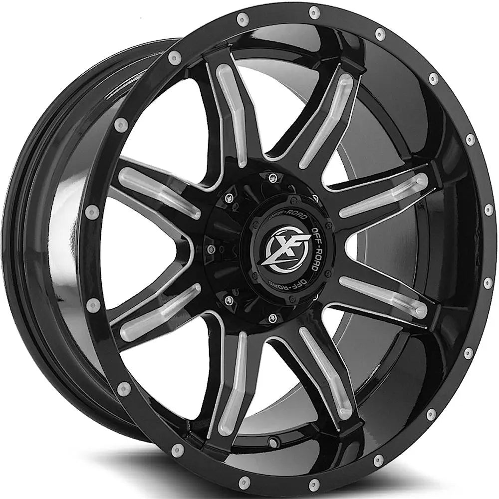 XF Off-Road XF-215 Black/Milled wheel