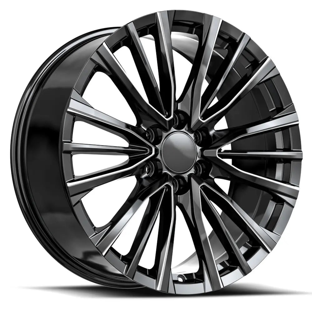 OE Revolution CAD-36 Black/Milled wheel