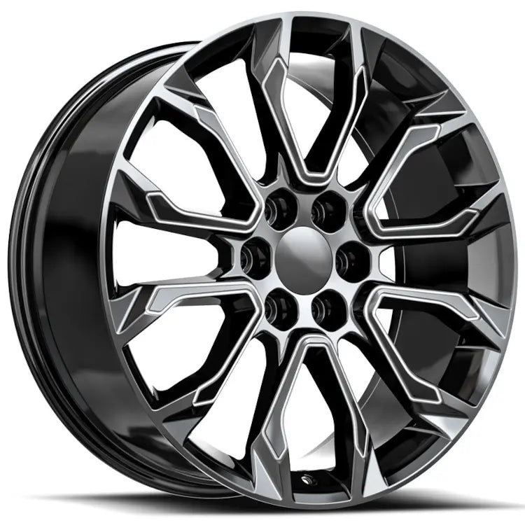 OE Revolution G-38 Black/Milled wheel