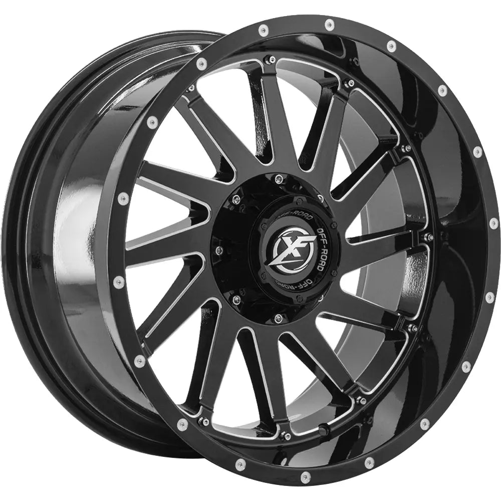 XF Off-Road XF-216 Black/Milled wheel