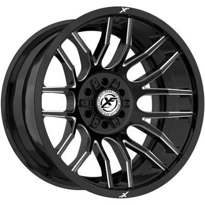 XF Off-Road XF-232 Black/Milled wheel