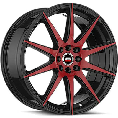 Spec-1 SP-51 Black/Red Machined wheel