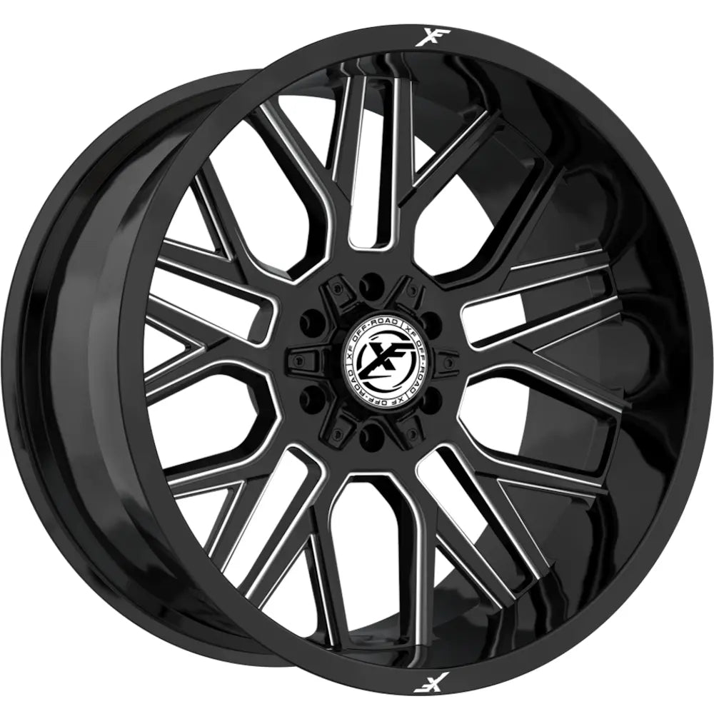 XF Off-Road XF-235 Black/Milled wheel