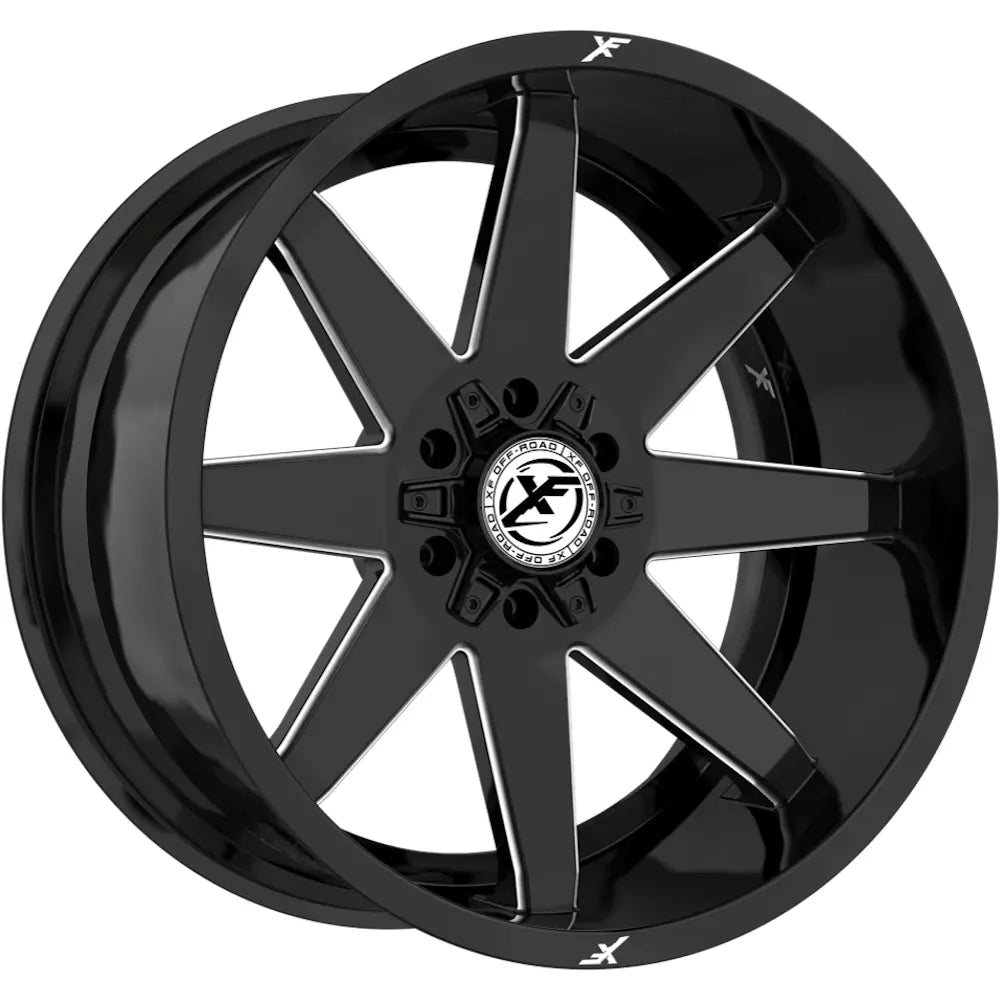 XF Off-Road XF-236 Black/Milled wheel
