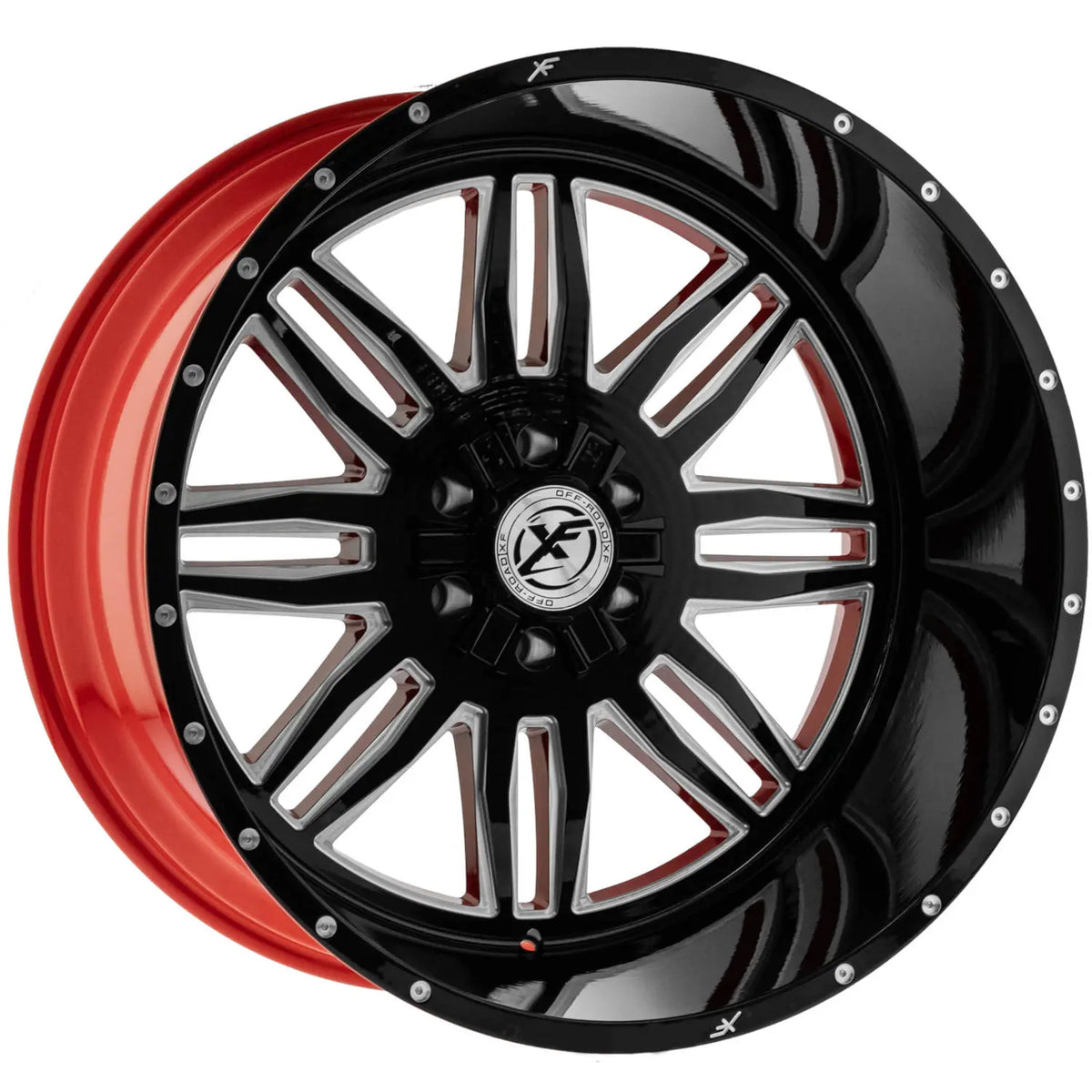 XFX Flow XFX-303 Black/Milled/Red wheel