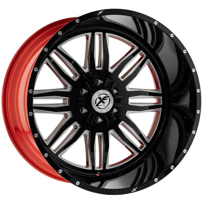 XFX Flow XFX-303 Black/Milled/Red wheel