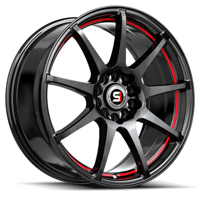 Spec-1 SP-67 Black/Red wheel