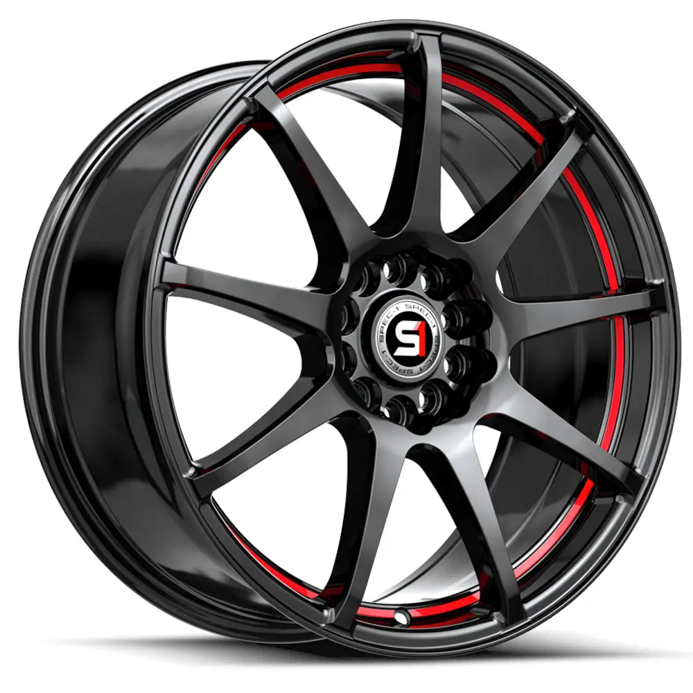Spec-1 SP-67 Black/Red wheel