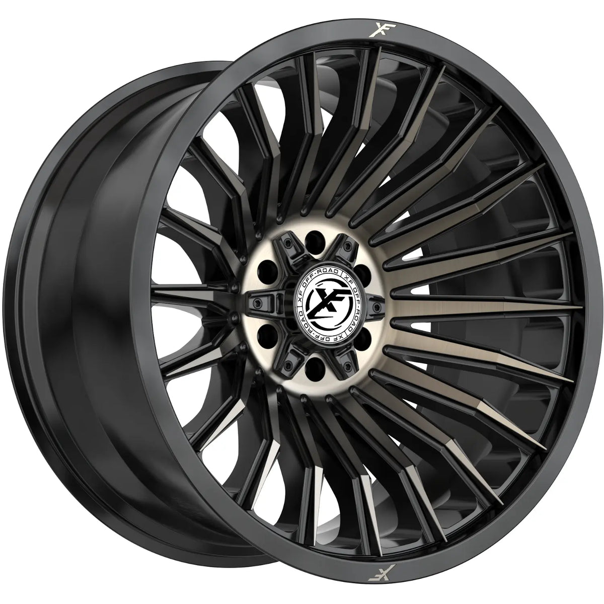 XF Off-Road XF-231 Batin Black/Bronze Machined wheel