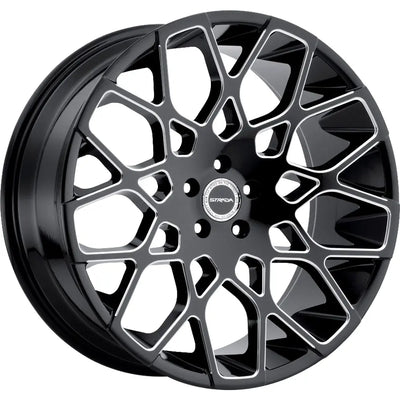 Strada Buca Black Milled wheel