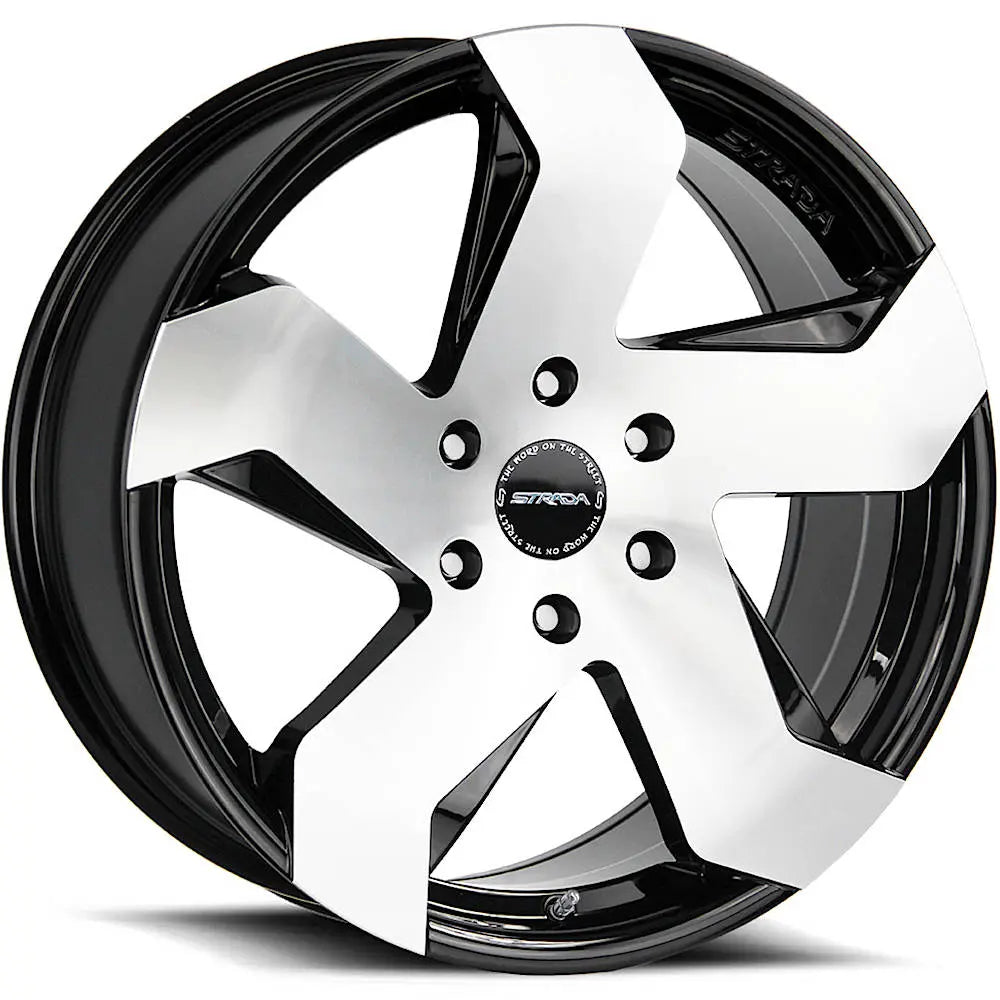 Strada Coltello Black Machined wheel