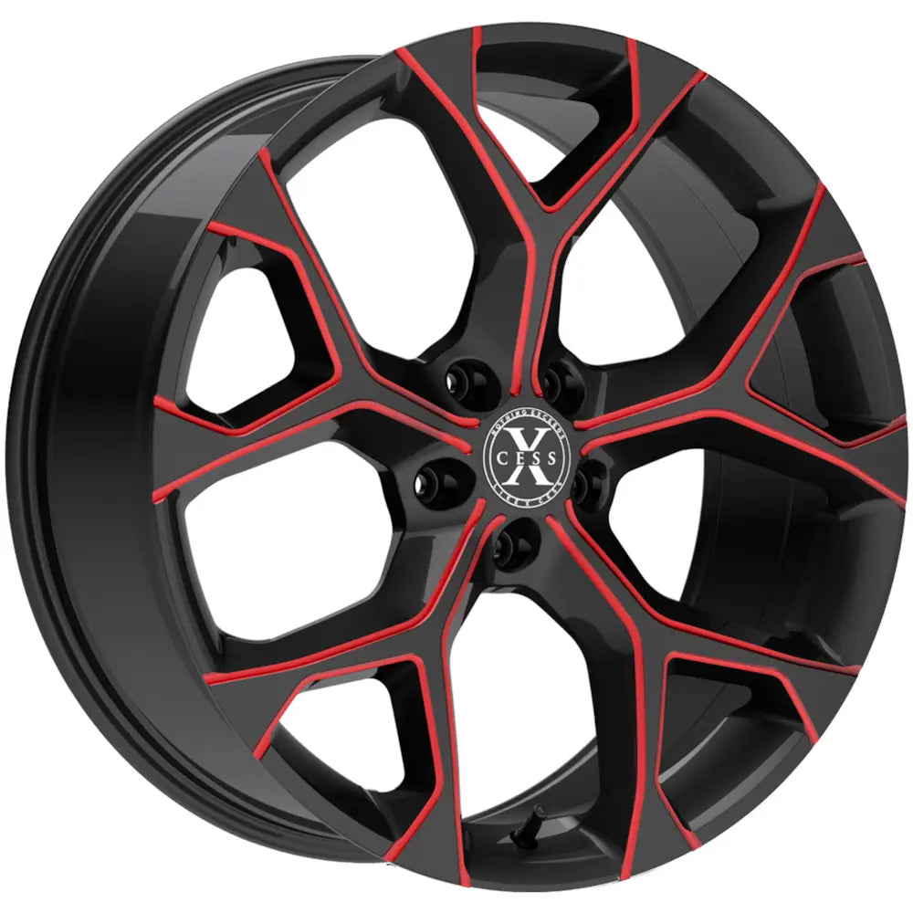 Xcess 5 Flake Black wheel