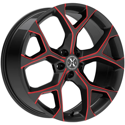 Xcess 5 Flake X05 Black wheel