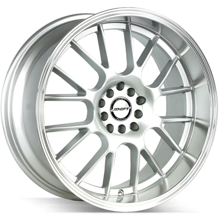 Shift Crank H28 Silver Polished wheel