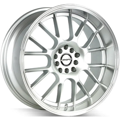 Shift Crank H28 Silver Polished wheel