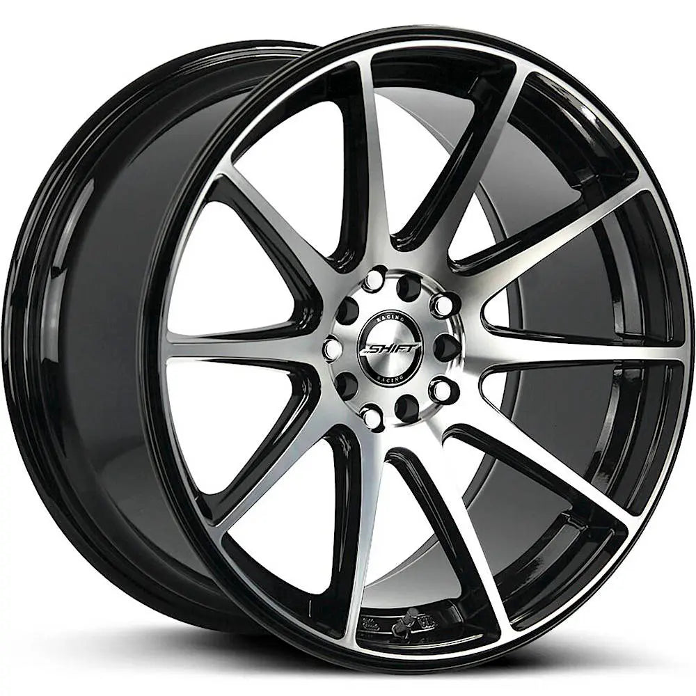 Shift Gear Black Machined wheel