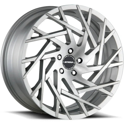 Strada Nido Brushed Silver wheel