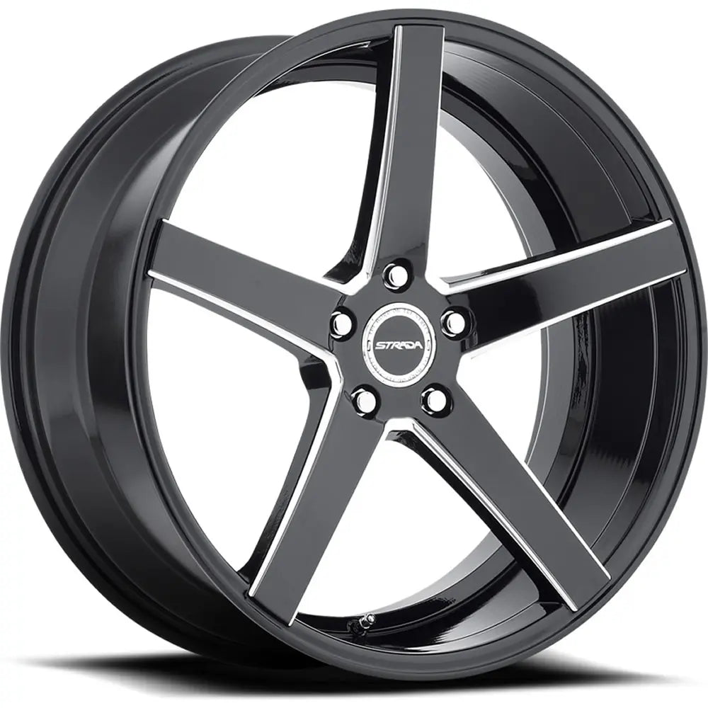 Strada Perfetto Black Milled wheel