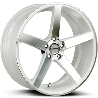 Strada Perfetto White Machined wheel
