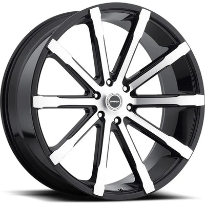 Strada Osso Black Machined wheel