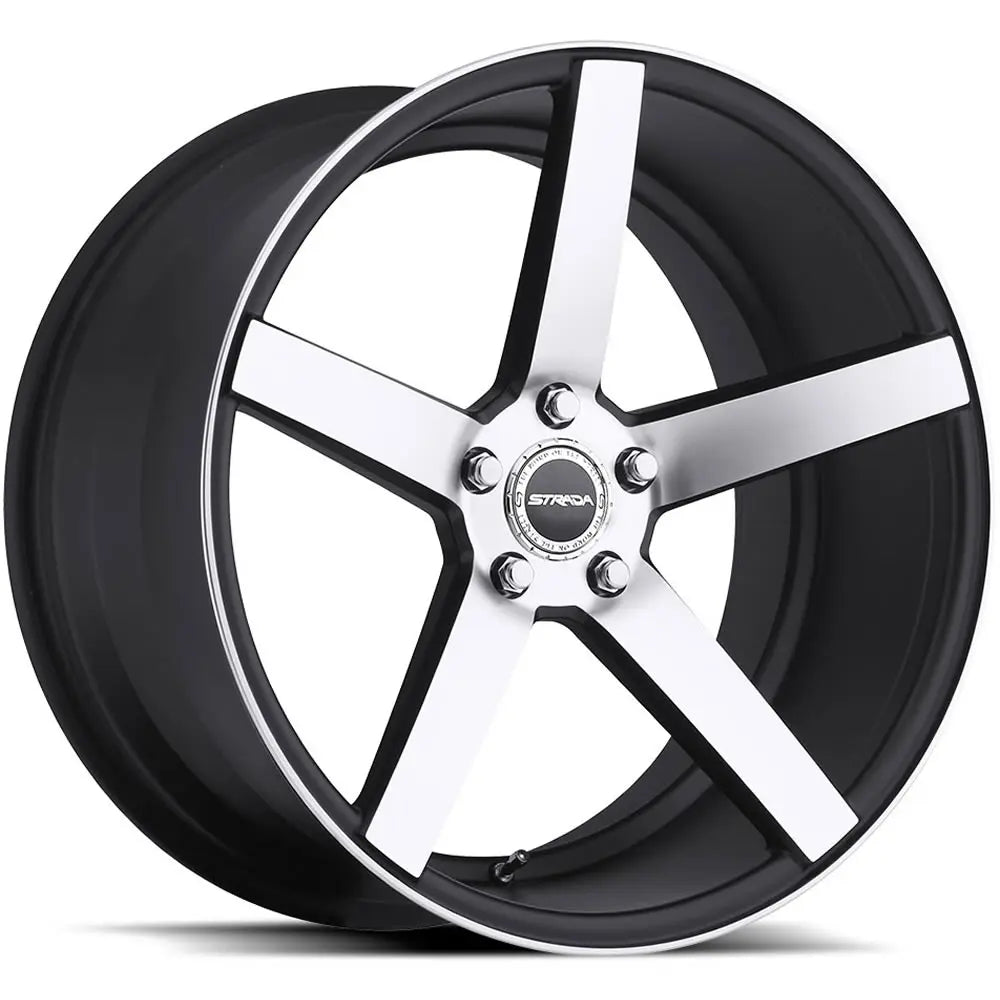 Strada Perfetto S35 Black Machined wheel