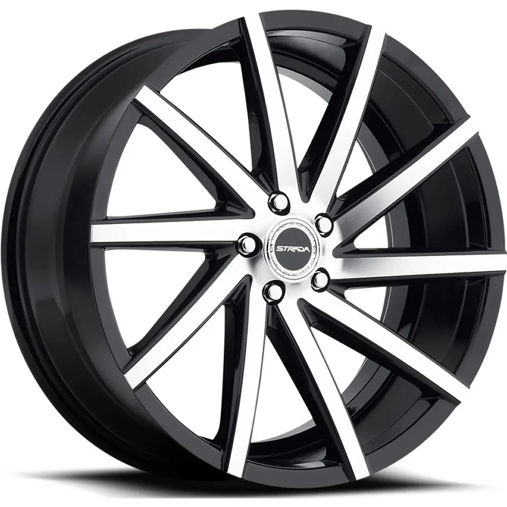 Strada Sega Black Machined wheel