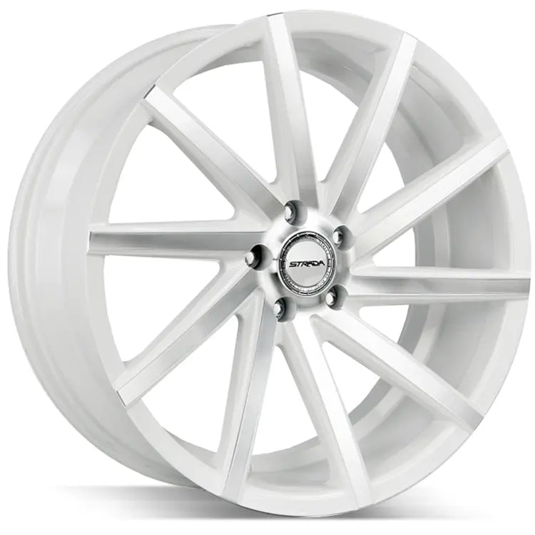 Strada Sega White Machined wheel