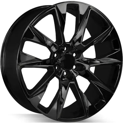 Strada Replicas Silverado R202 Black wheel
