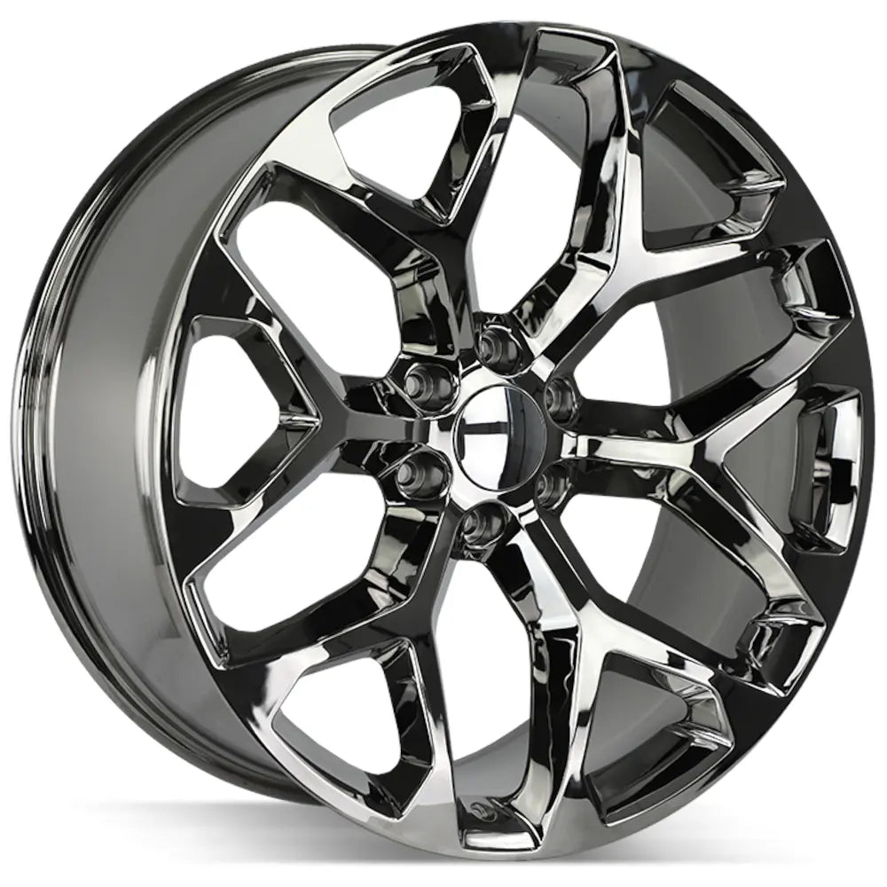 Strada Replicas Snowflake R176 Black Chrome wheel