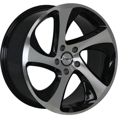 Shift Strut Black Machined wheel